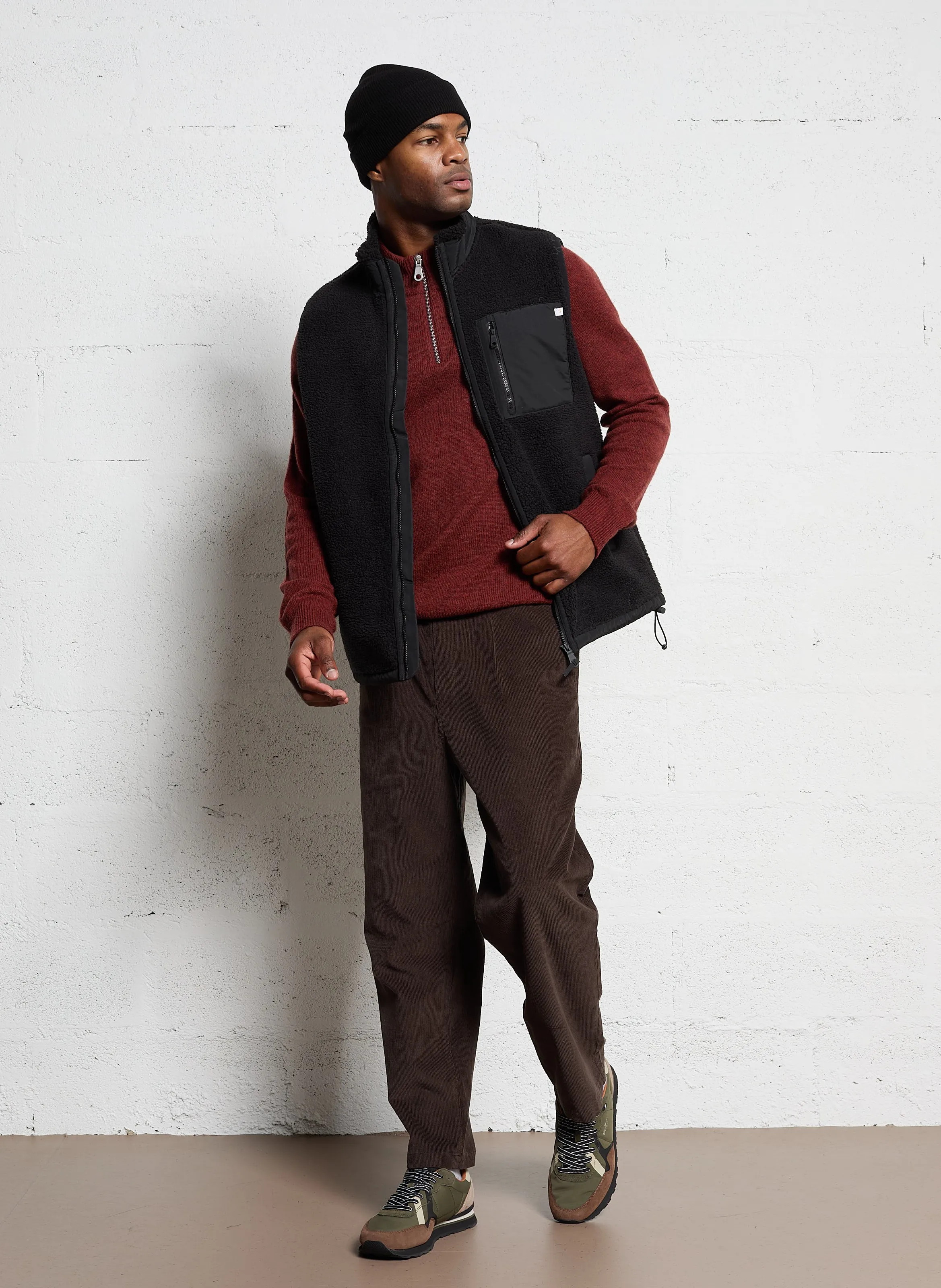  FARAH   HAWTIN - Pantalone dritto in cotone | Marrone