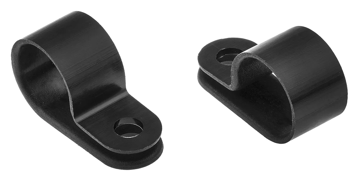 Fermaglio a P in Poliammide HellermannTyton, Ø interno 12.5mm, Ø foro 4.2mm