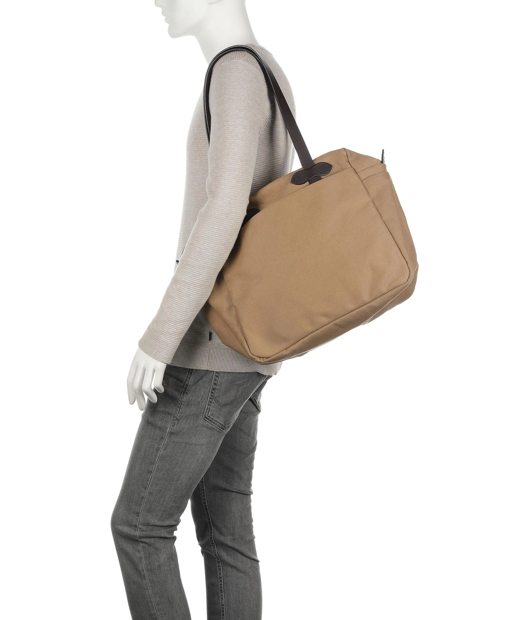  Filson Rugged Twill Borsa a spalla cotone tan  