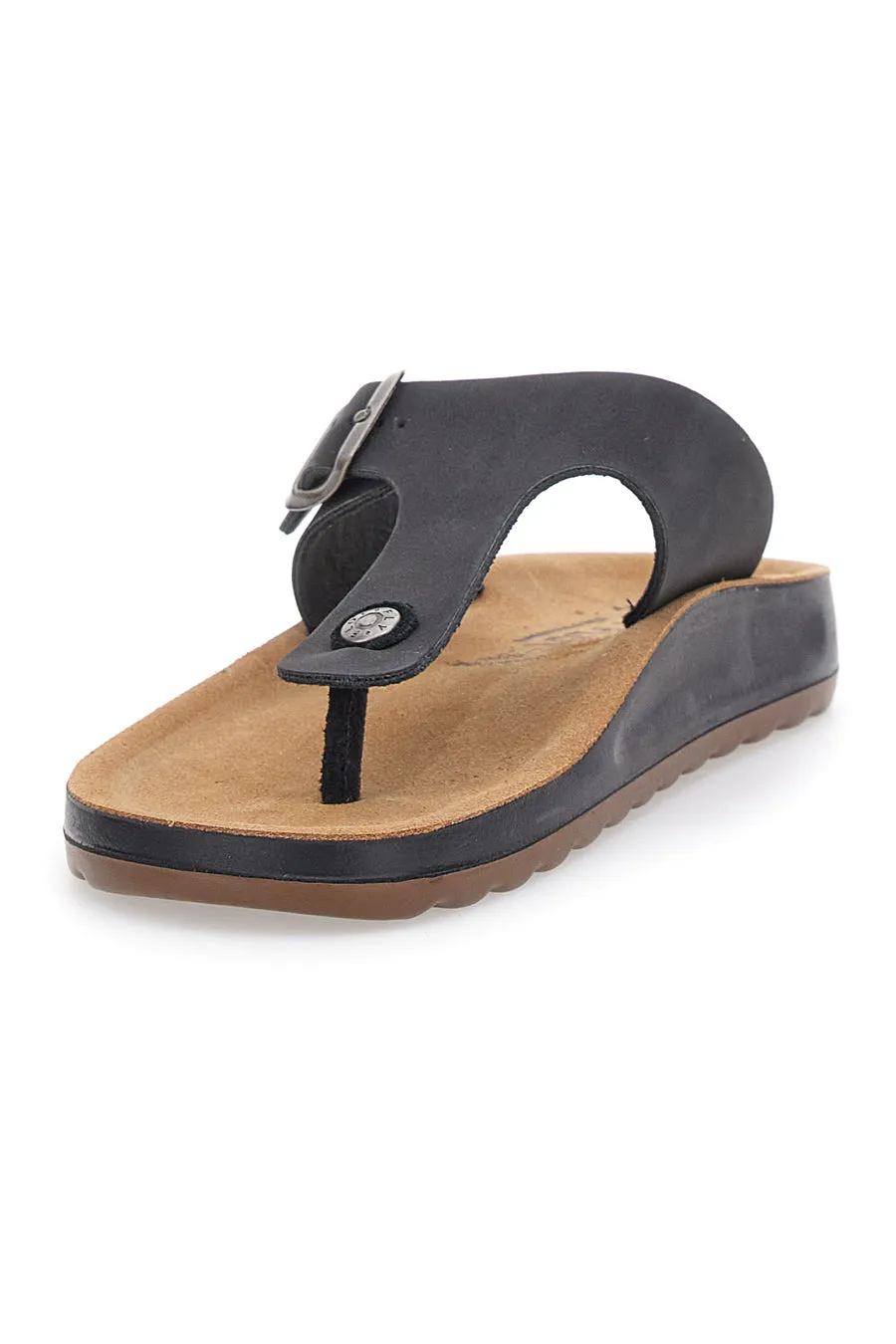   FLY FLOT Ciabatte Infradito Nere Comfort Made in Italy Fly Flot 782154