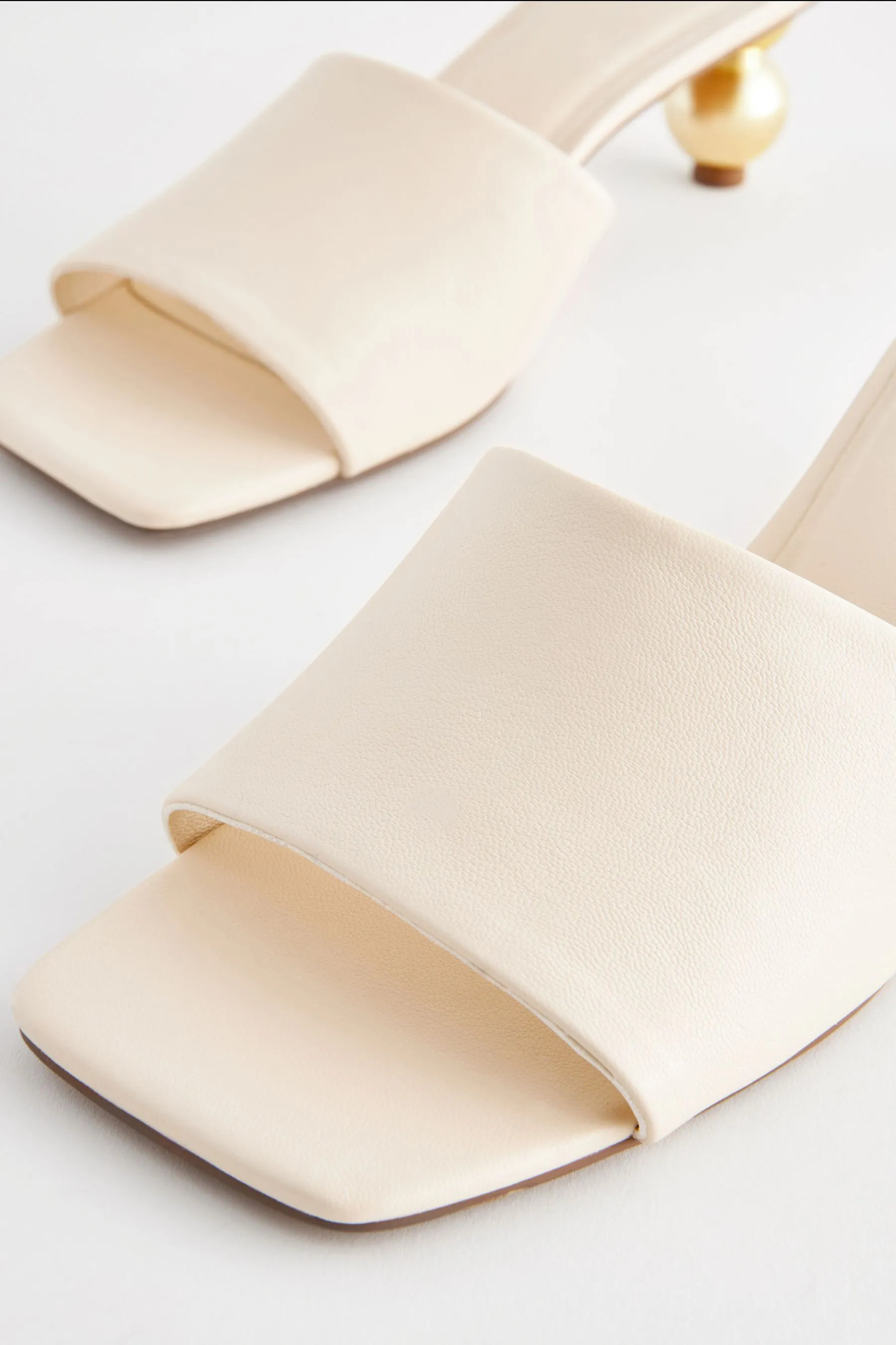 Forever Comfort - Sabot con tacco a palloncino e punta quadrata