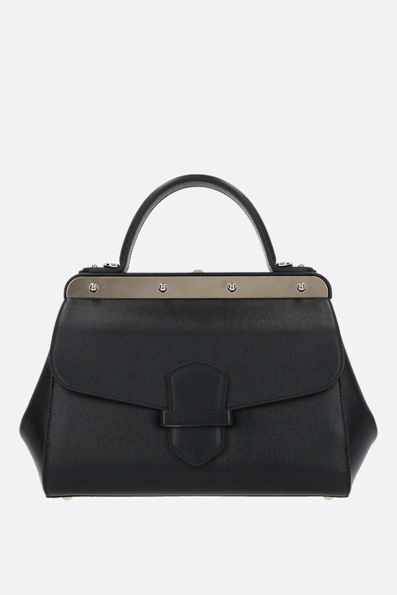 FRANZI borsa a mano Margherita media in pelle texturizzata