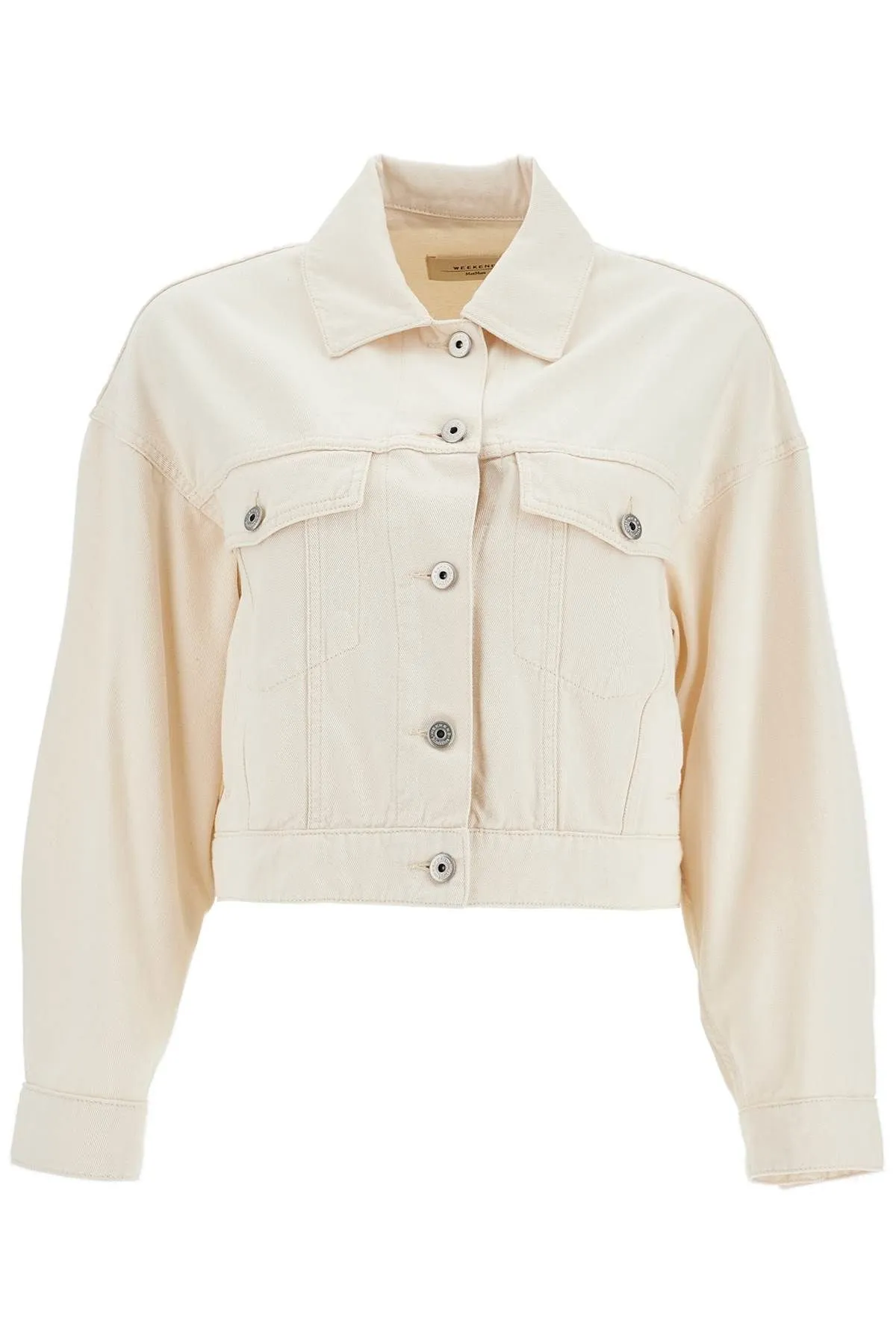 Giacca cropped in denim bull 'Ribe'