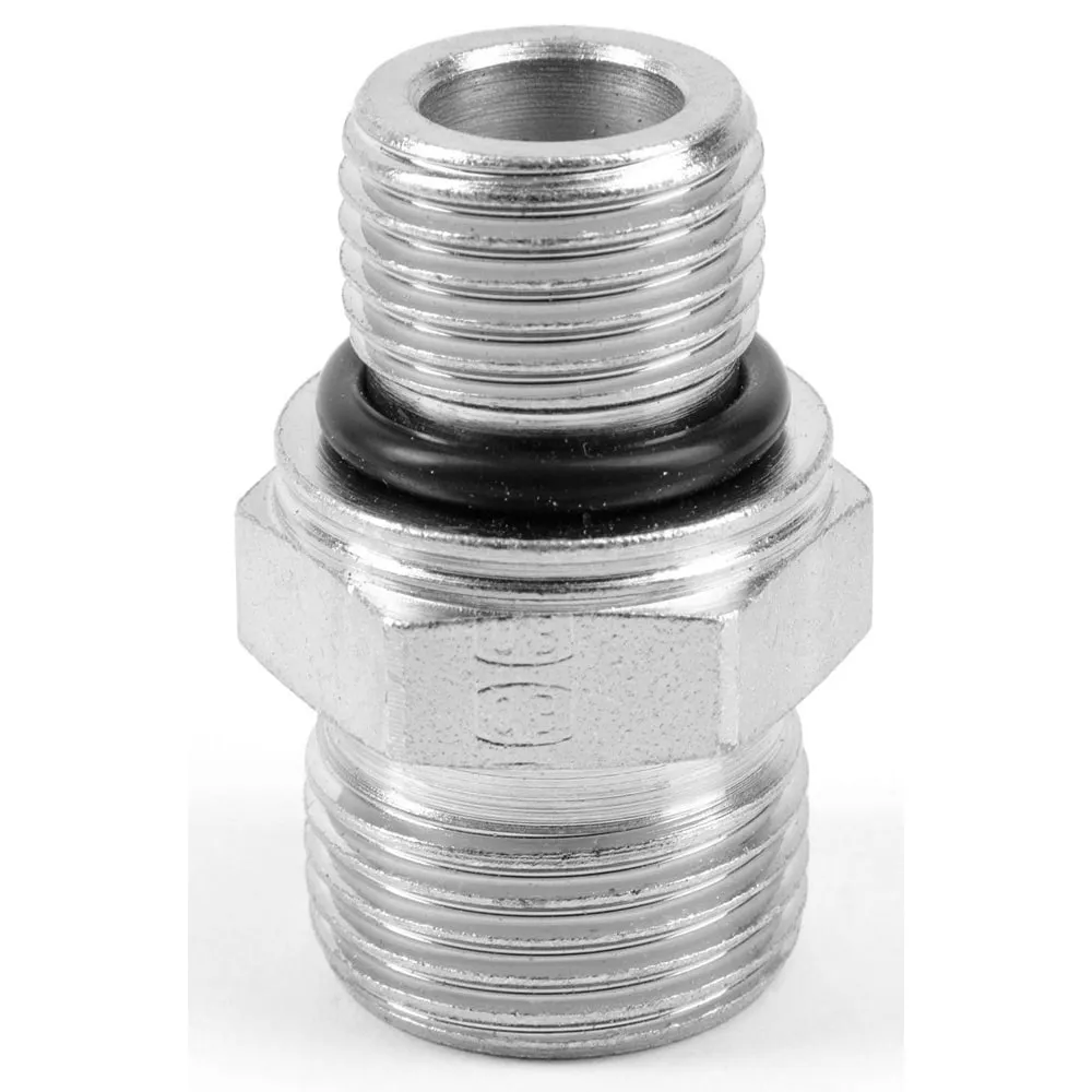Girevole idraulico Parker, connettore A: Maschio metrico svasato 24°, B: Maschio M18 x 1,5