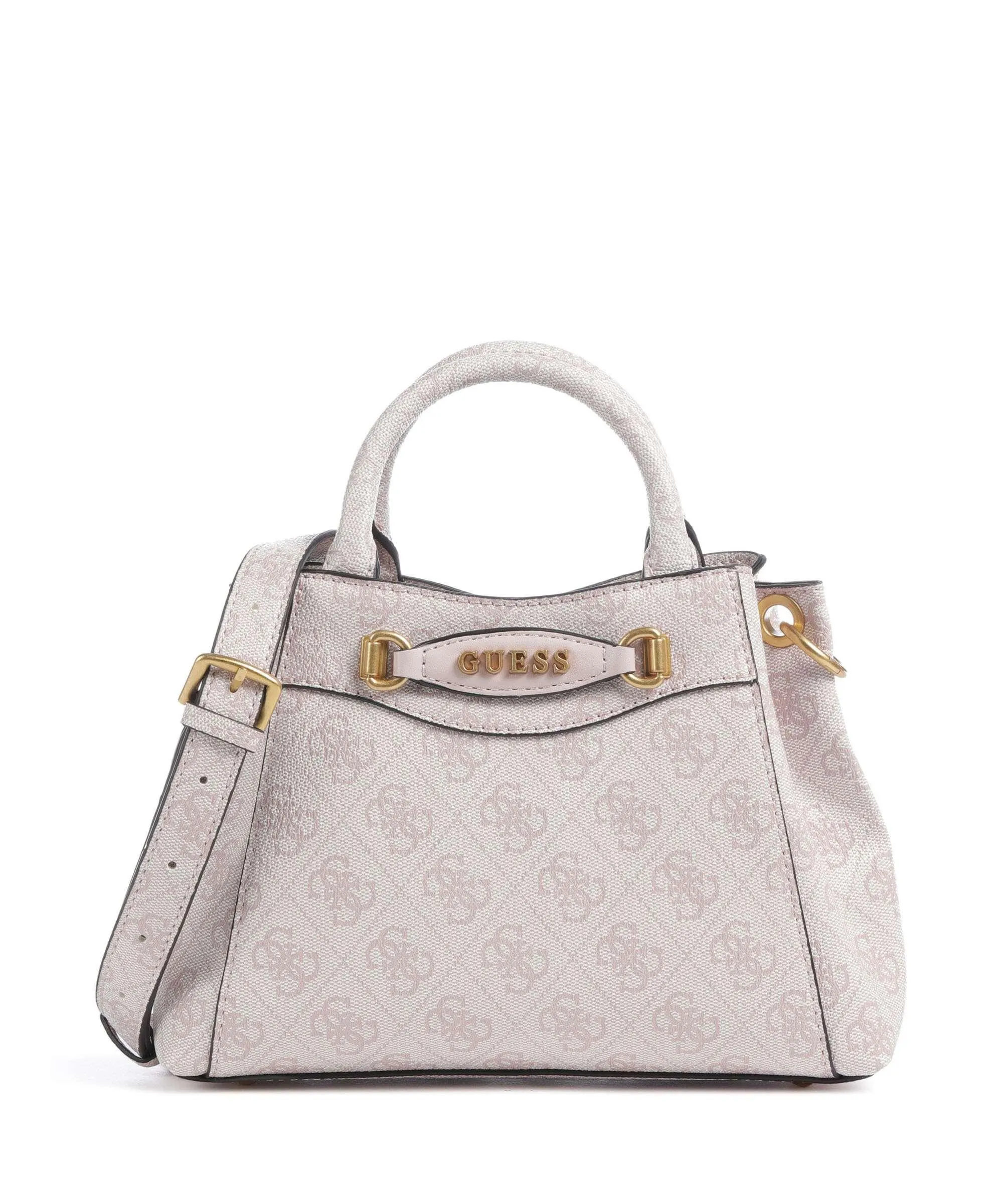  Guess Emera Borsa a mano pelle sintetica rosa antico  