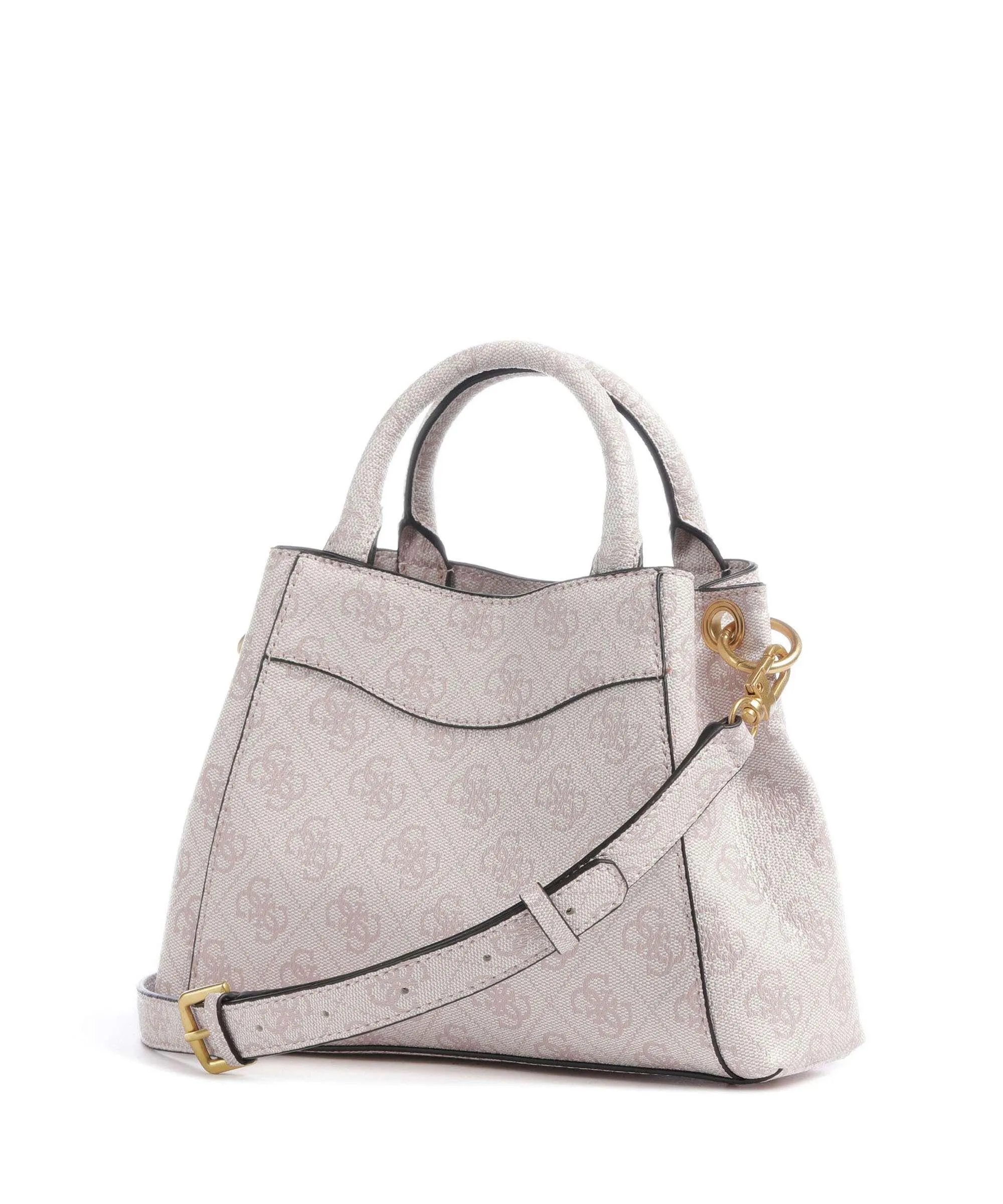  Guess Emera Borsa a mano pelle sintetica rosa antico  