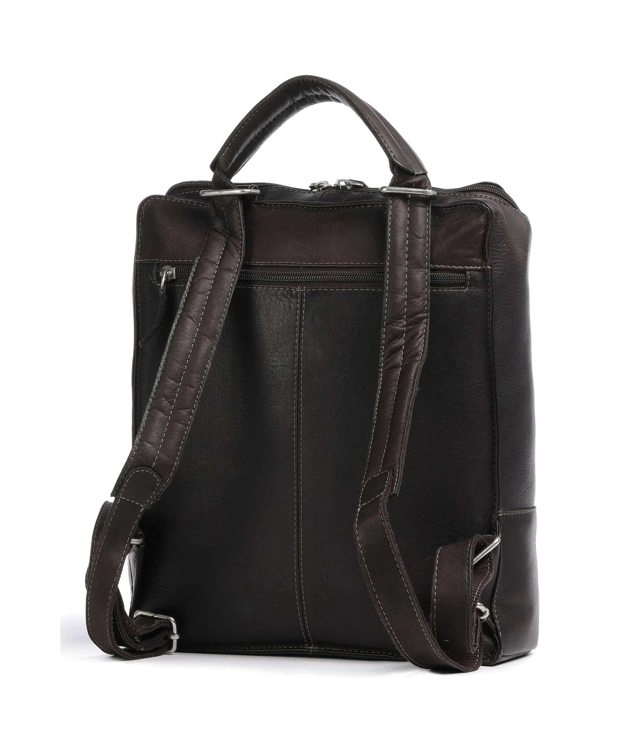  Harold's Campo Zaino 13″ pelle di vacchetta grana marrone scuro  