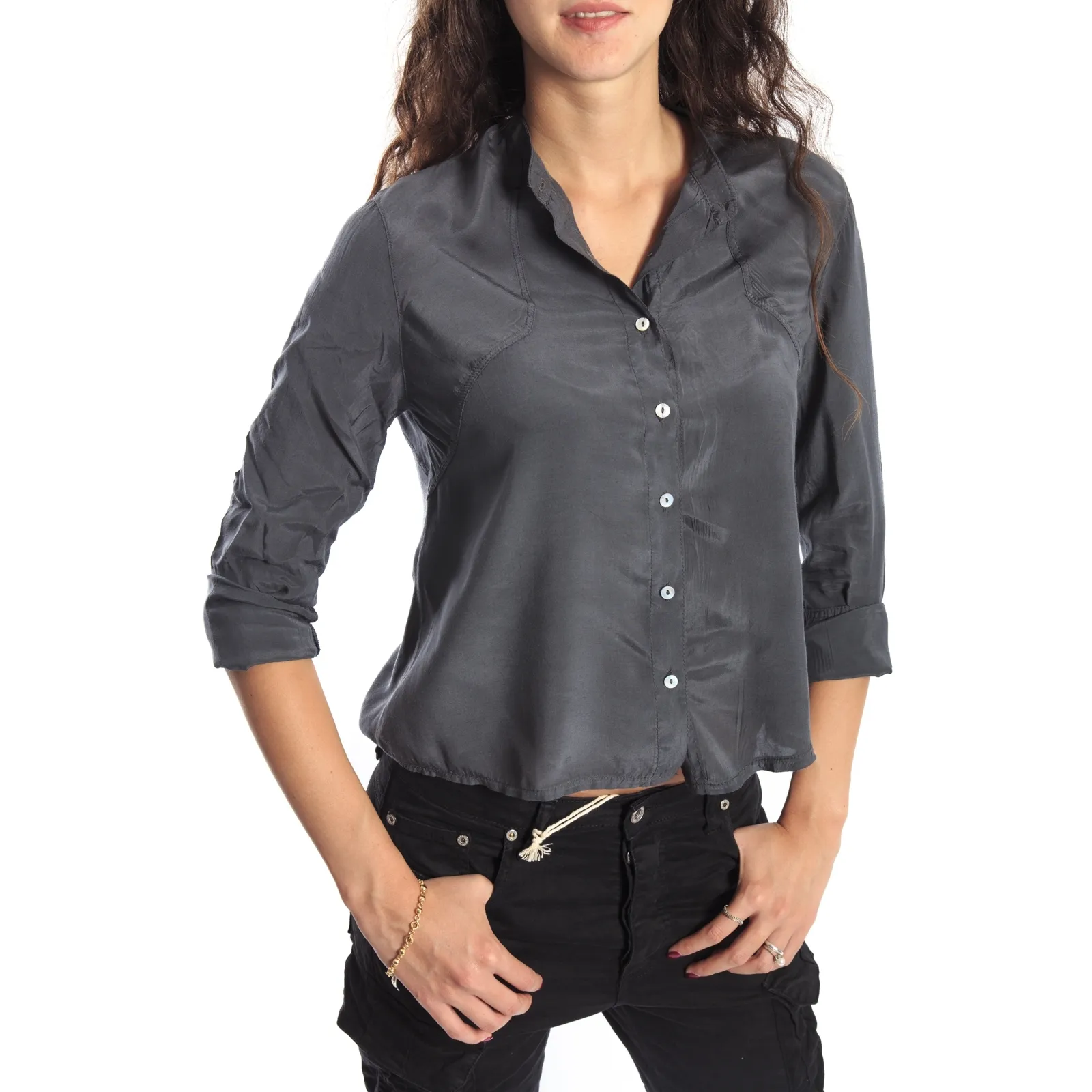 IMPERIAL Shirt/Blouse with buttons C41873003 PIOMBO new