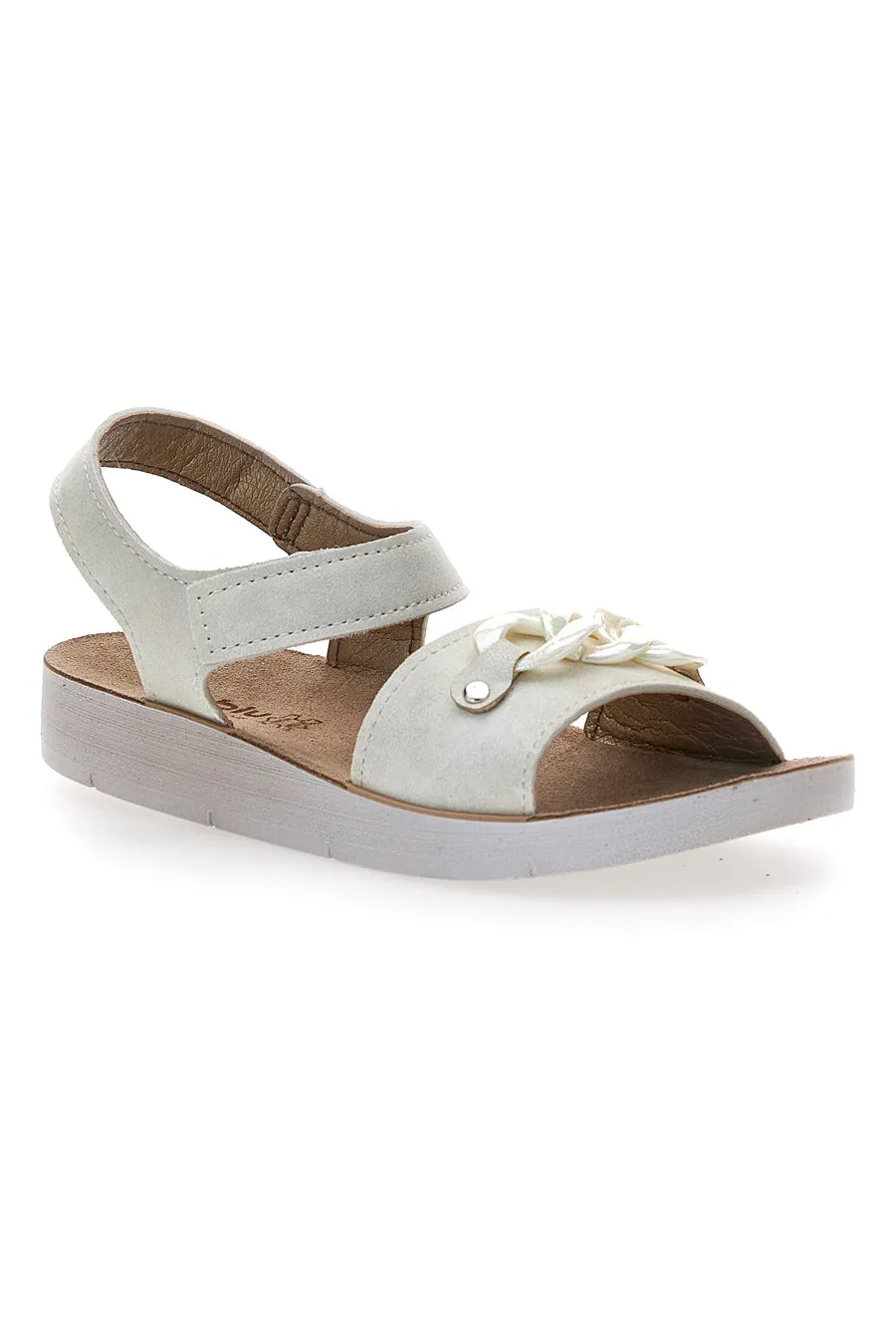   INBLU Sandali Bianchi Con Strappo In Velcro Inblu 26 Cj