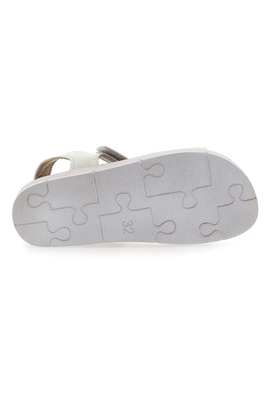   INBLU Sandali Bianchi Con Strappo In Velcro Inblu 26 Cj