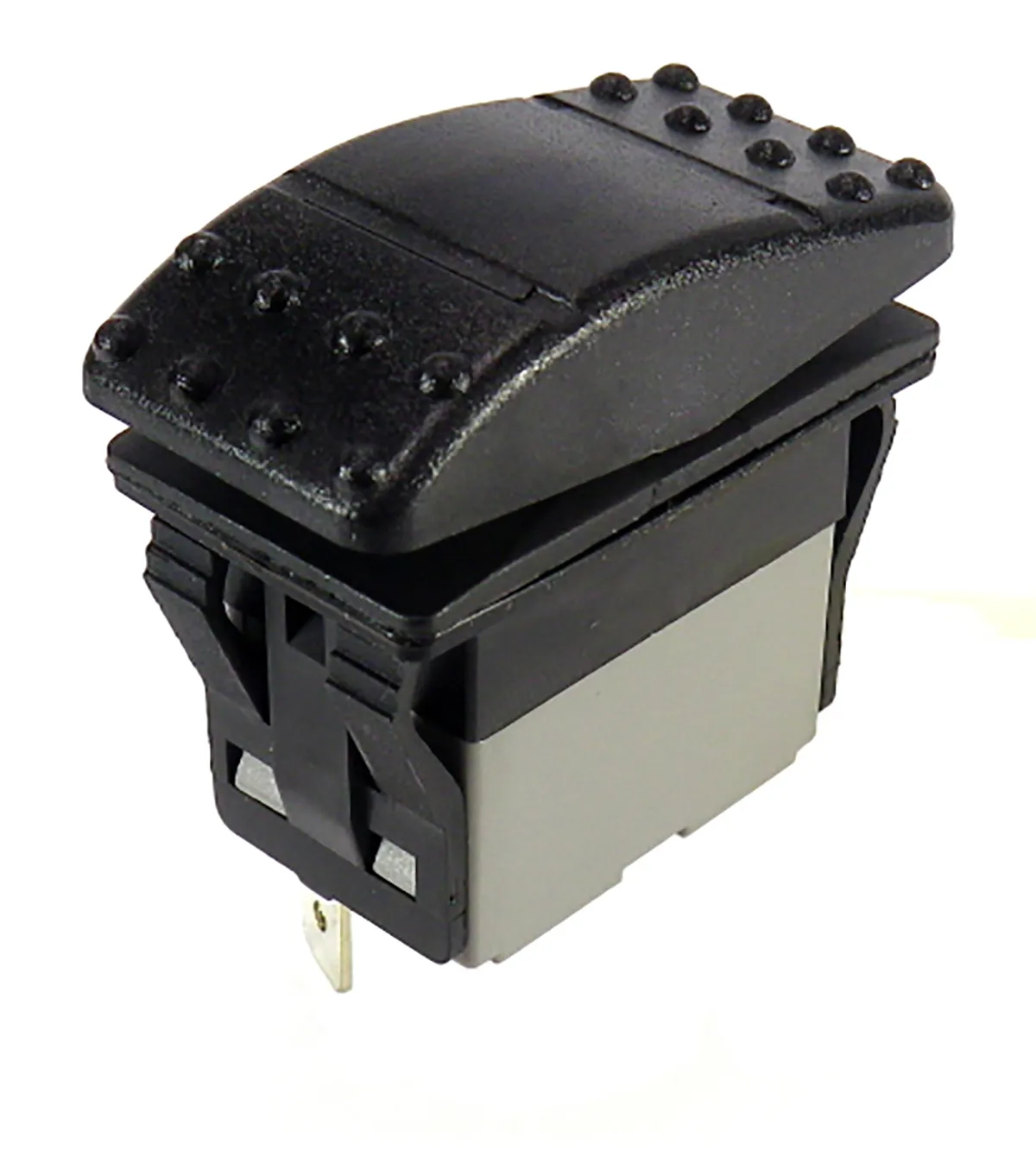 Interruttore a bilanciere RS PRO, DPDT, On-Off-On Illuminato, Nero
