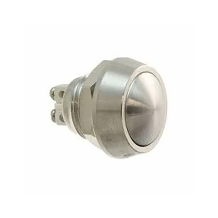 Interruttore a pulsante Bulgin, Momentaneo, SPST, , 2 A, IP67 Montaggio a pannello