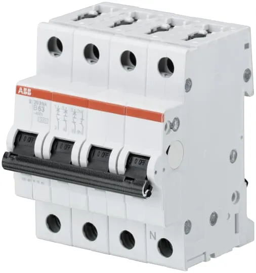 Interruttore magnetotermico ABB 3+N 16A, Tipo B