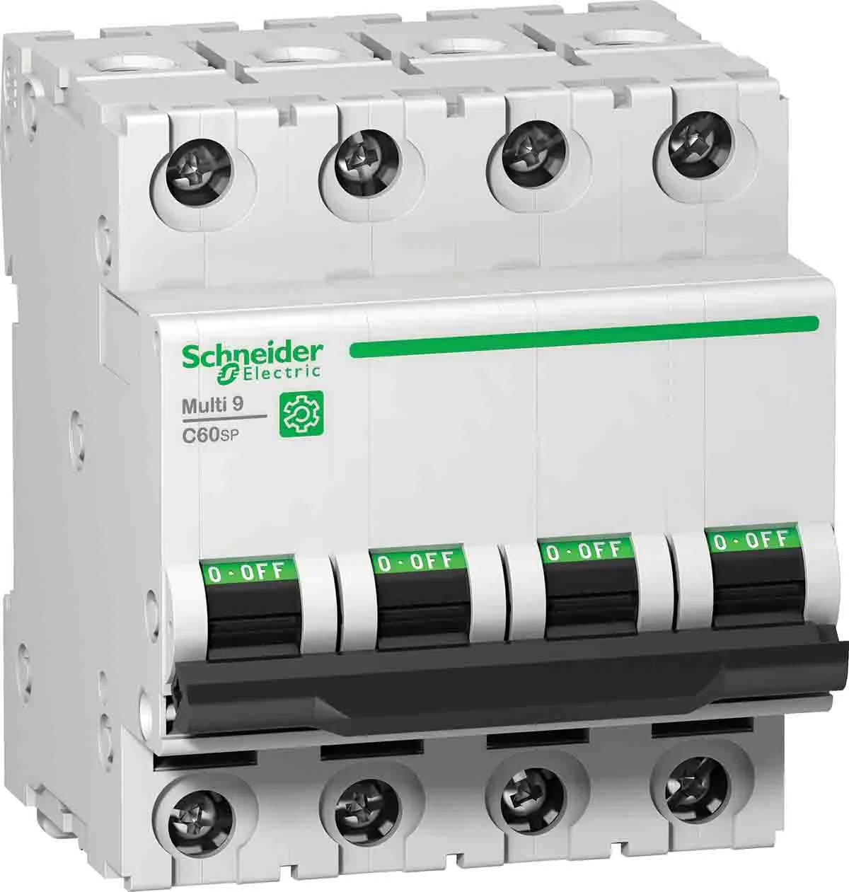 Interruttore magnetotermico Schneider Electric, 4P 25A 15 kA, Tipo C