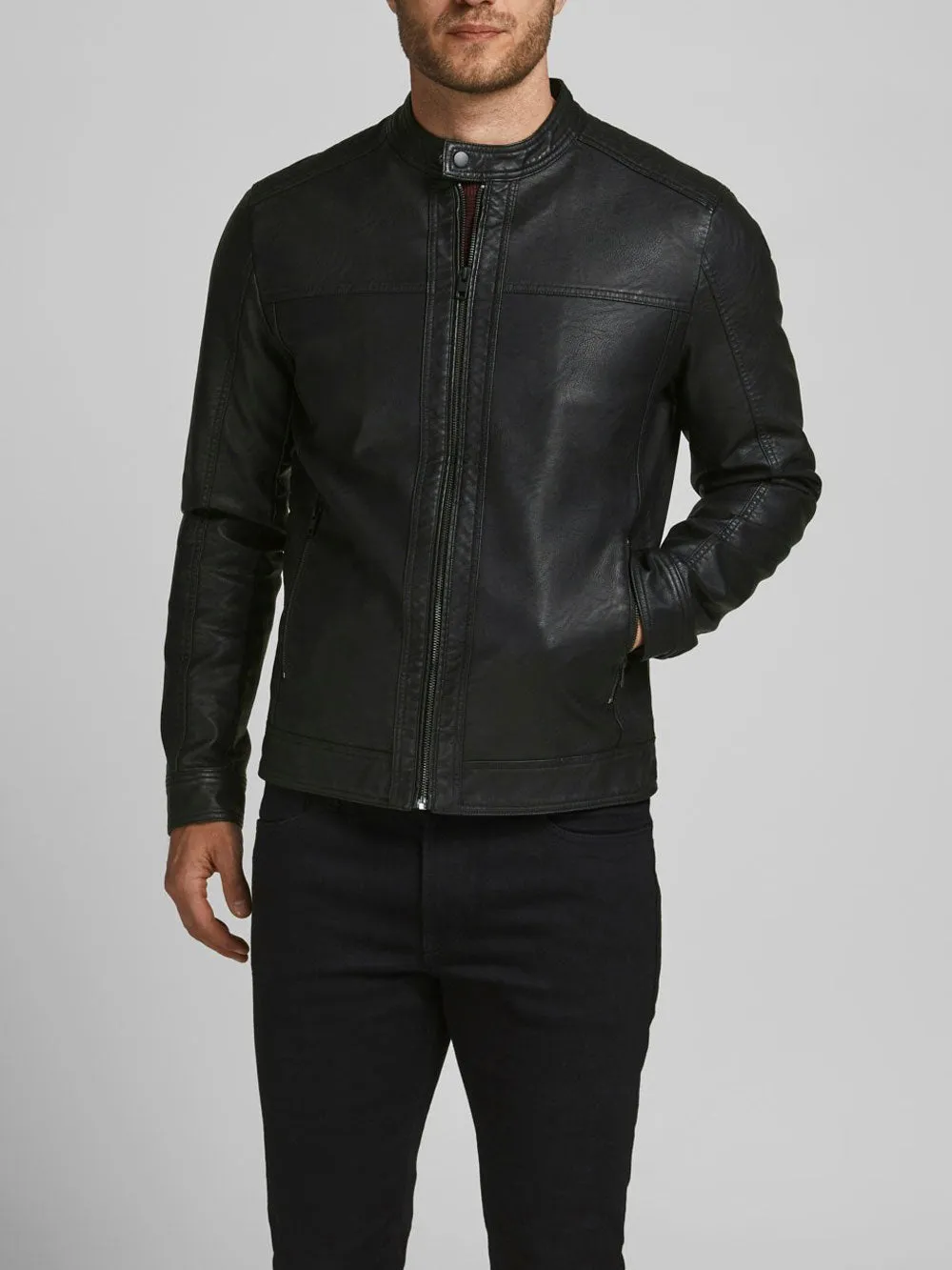 JACK&JONES Giubbino Uomo - Nero modello 12182461