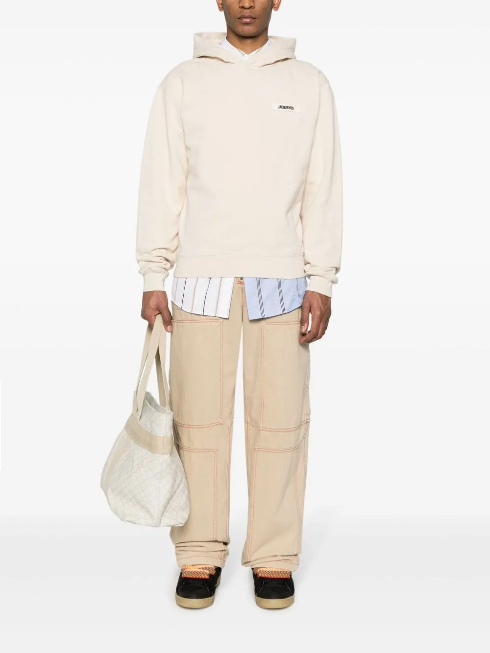 JACQUEMUS FELPA LE HOODIE GROS GRAIN