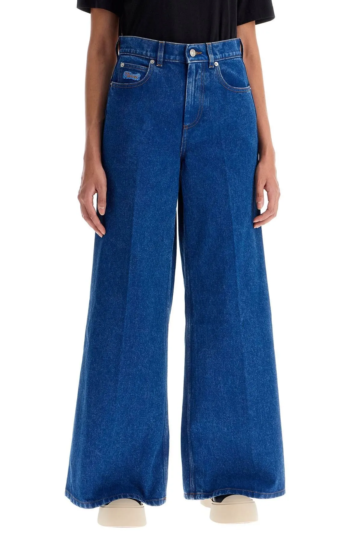 Jeans a gamba ampia svasata
