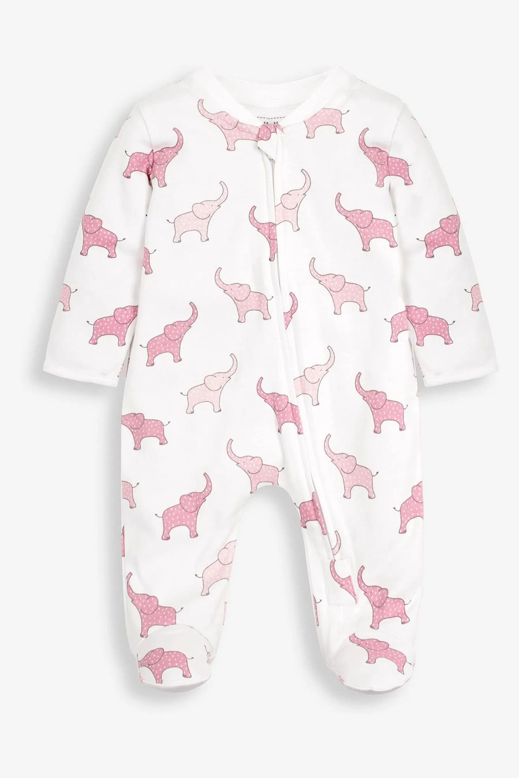 JoJo Maman - Bébé Stampa in cotone Neonati zip    