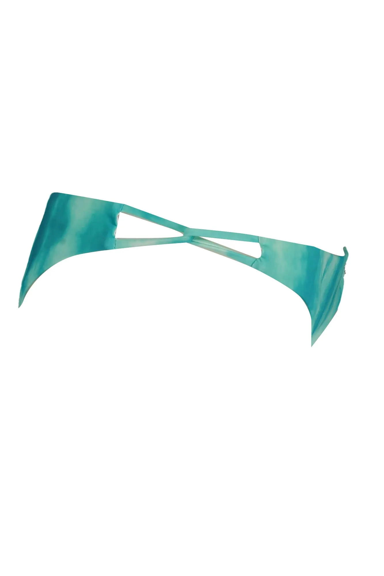 Karl Lagerfeld costume slip azzurro   