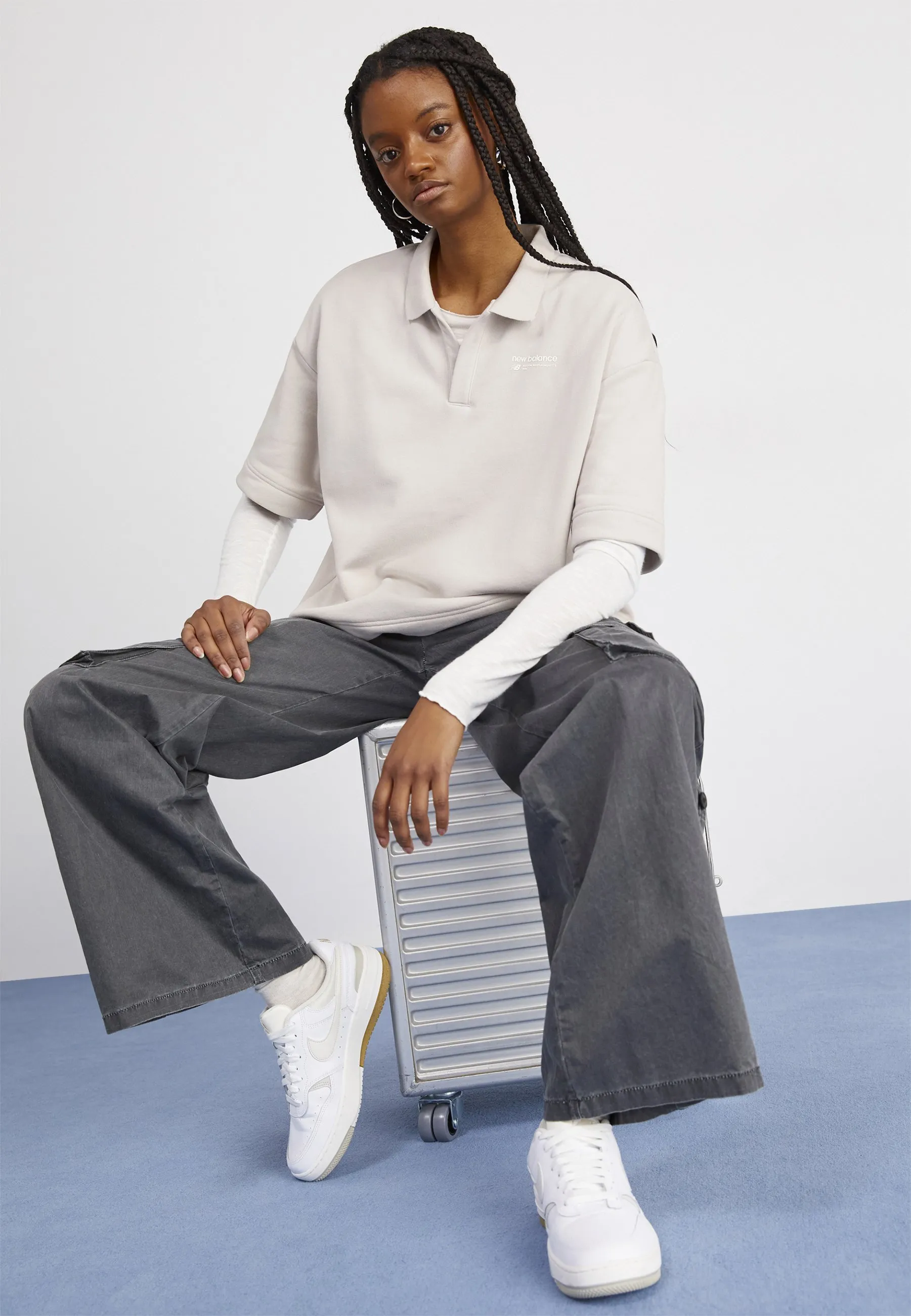LINEAR HERITAGE COLLARED - T-shirt con stampa