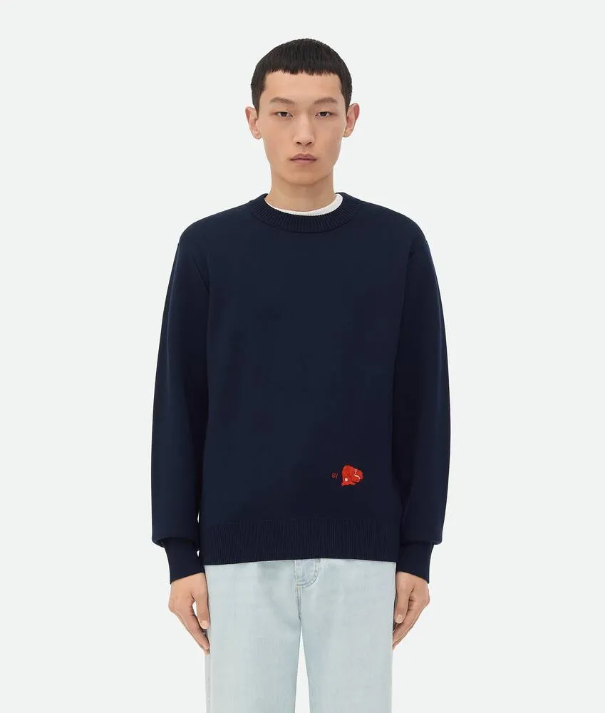 Maglia in lana e viscosa 