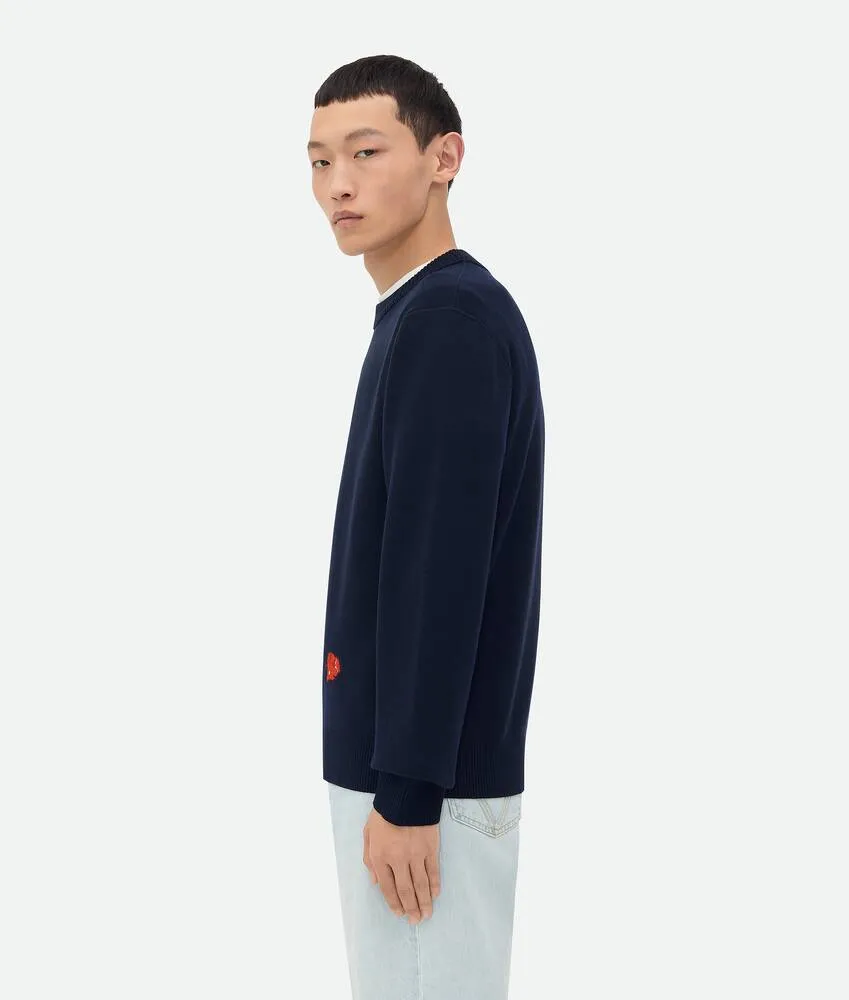 Maglia in lana e viscosa 