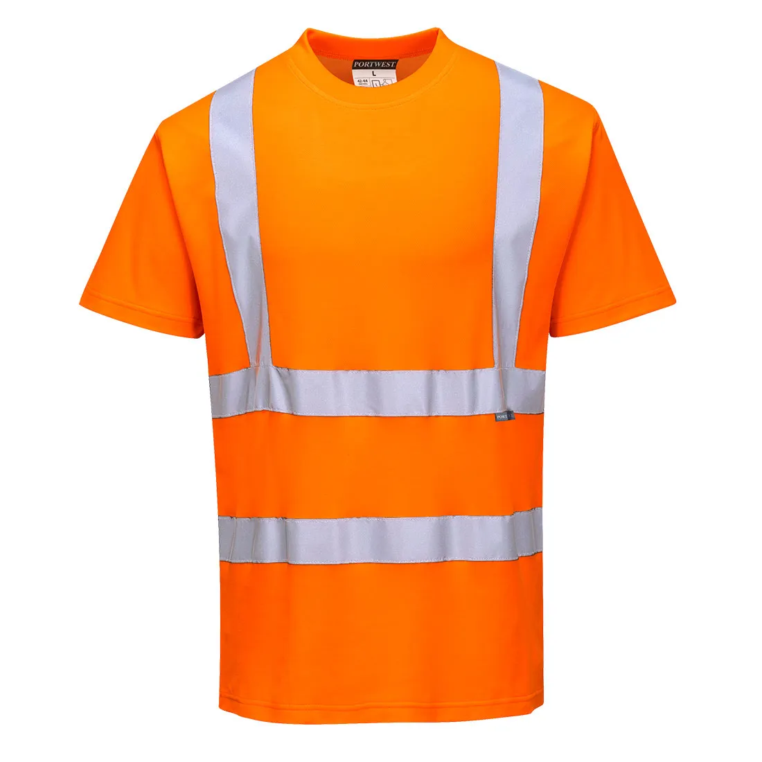 Maglietta alta visibilità Arancione a maniche corte Portwest S170 Unisex