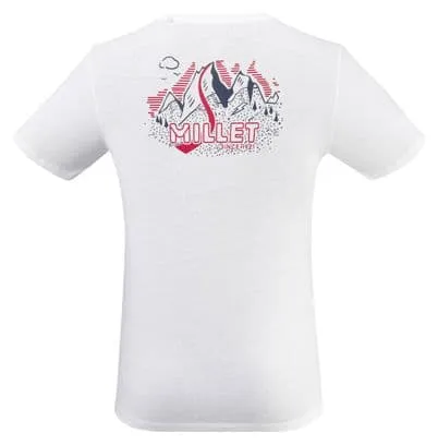 Maglietta bianca da uomo Millet Heritage Jorasses