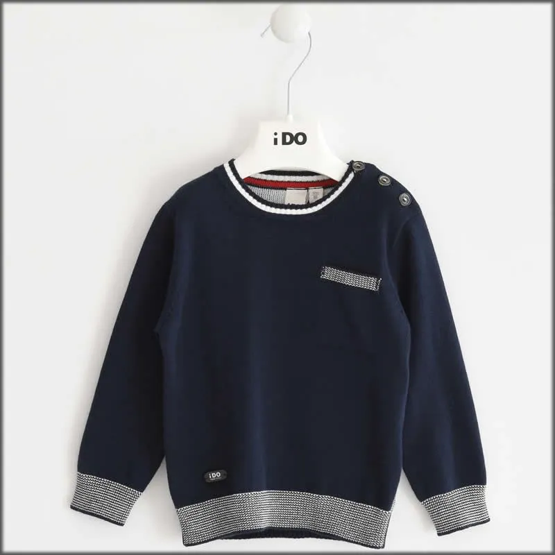 maglioncino di cotone 4j200 per neonato ido 