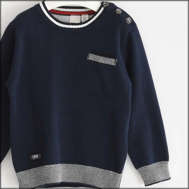 maglioncino di cotone 4j200 per neonato ido 