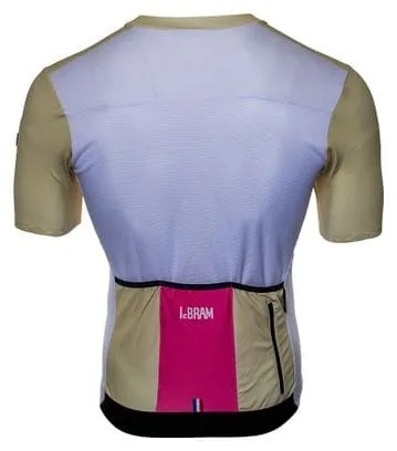 Maillot Manches Courtes LeBram Pas de Peyrol Beige Rose