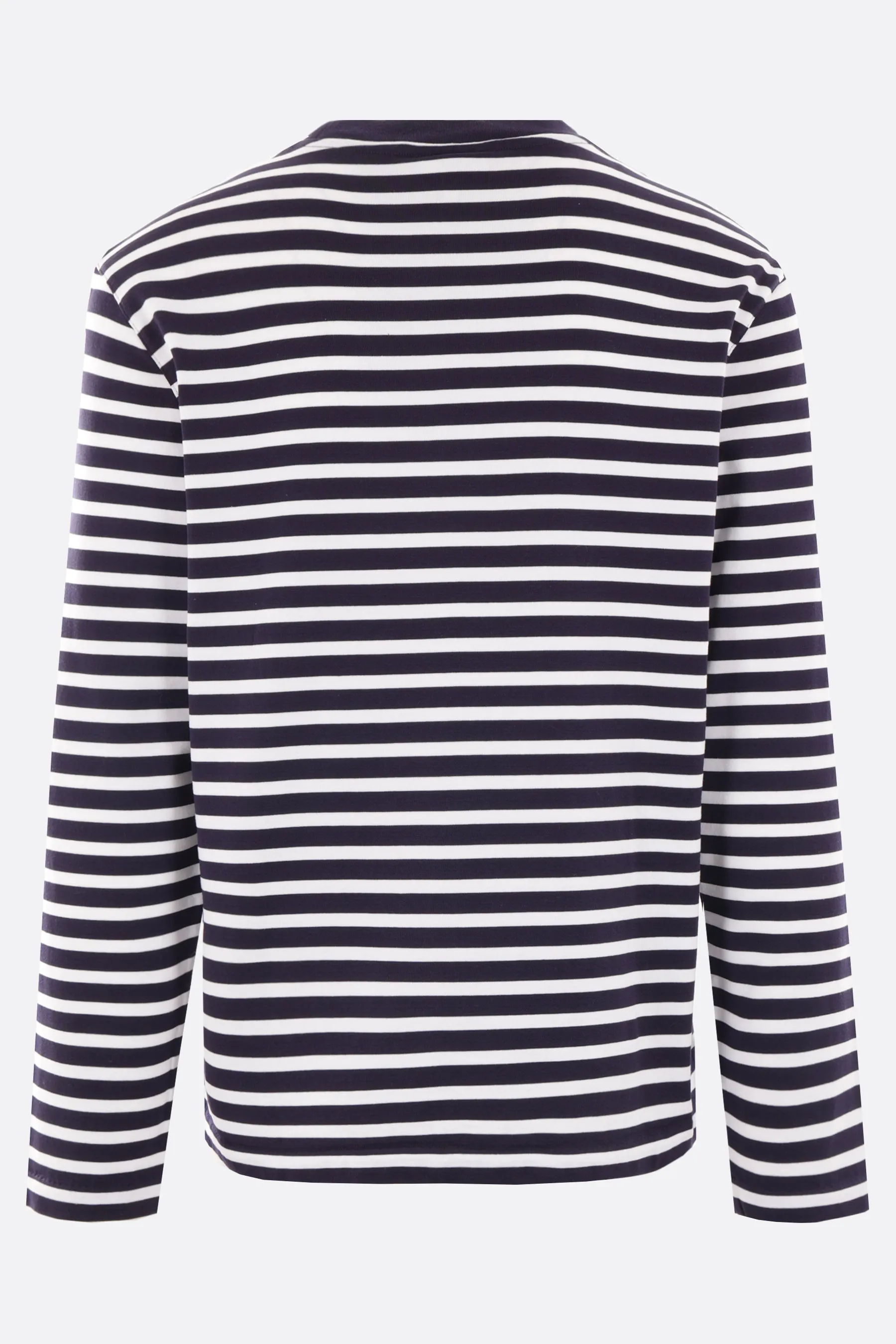  MAISON KITSUNÉ t-shirt a maniche lunghe in jersey a righe 