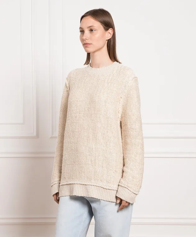 Maison Margiela Maglione beige S51HL0001S18198