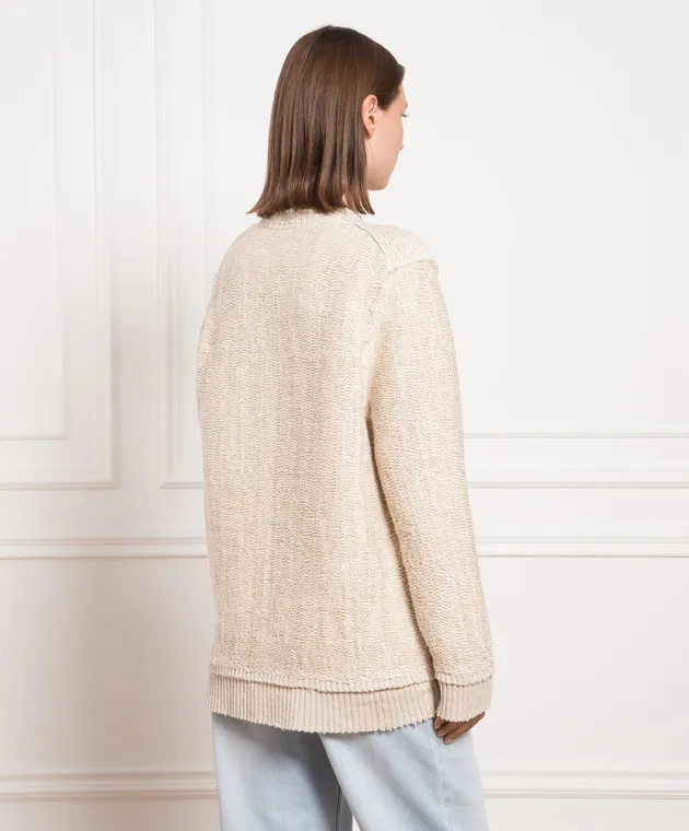 Maison Margiela Maglione beige S51HL0001S18198