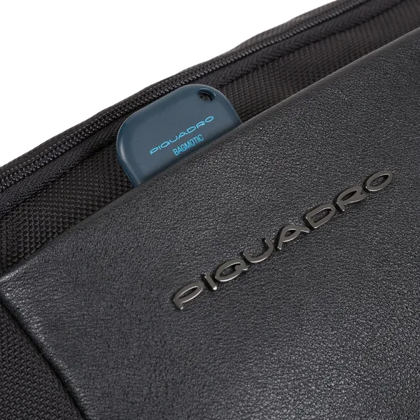 MARSUPIO PIQUADRO IN TESSUTO BRIEF NERO CA2174B2R/N