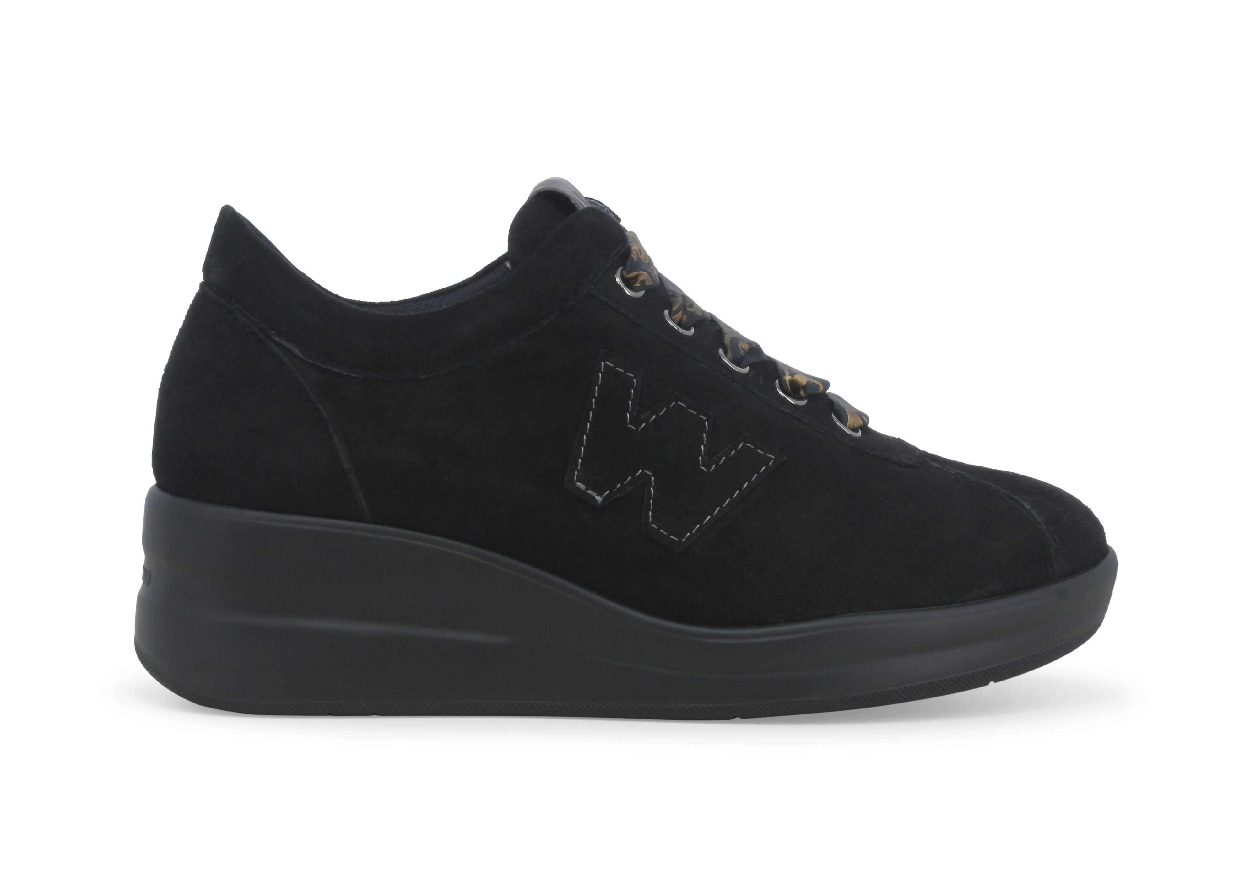 Melluso Sneakers donna in camoscio nero r25656w