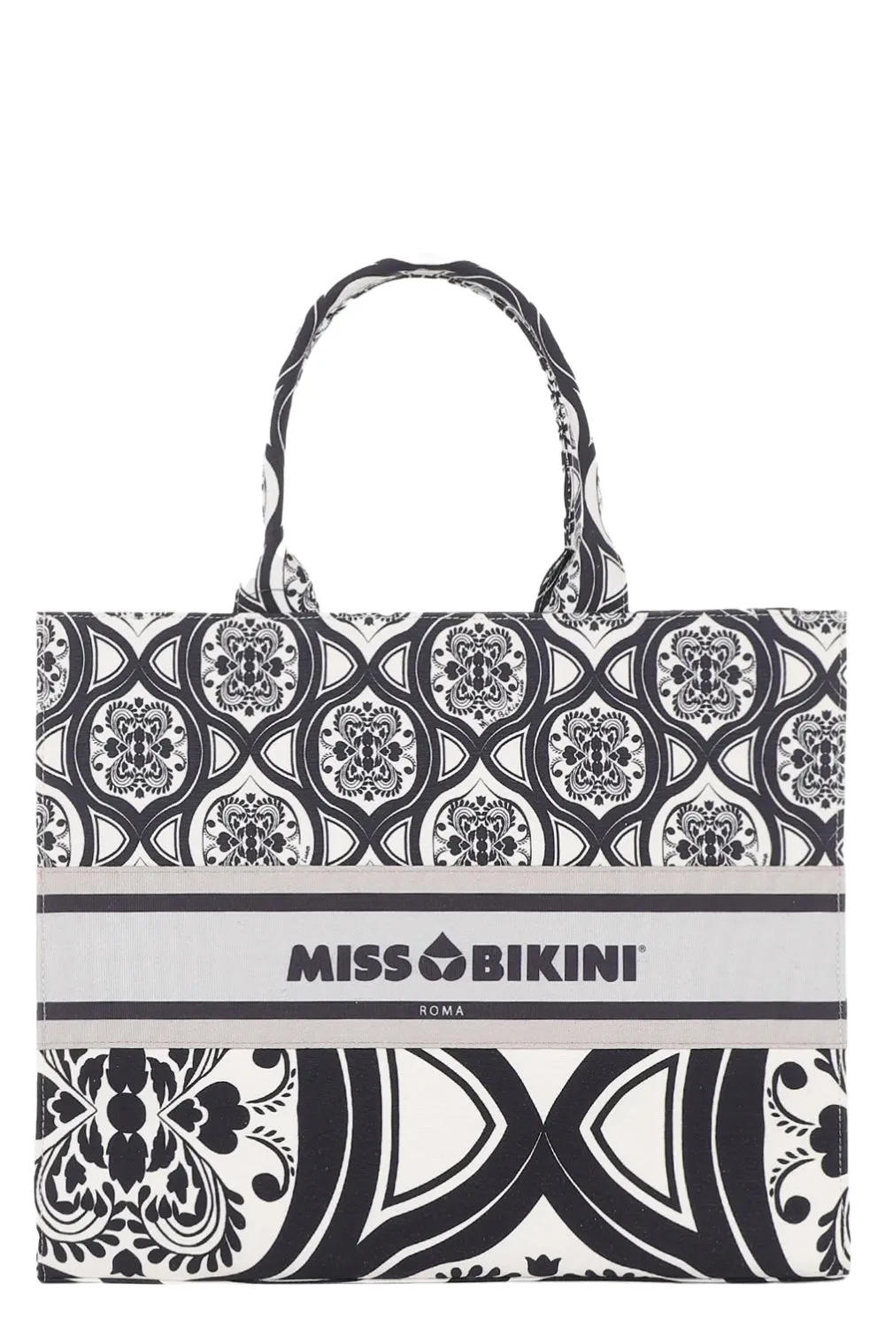 MISSBIKINI Borsa grande in canvas