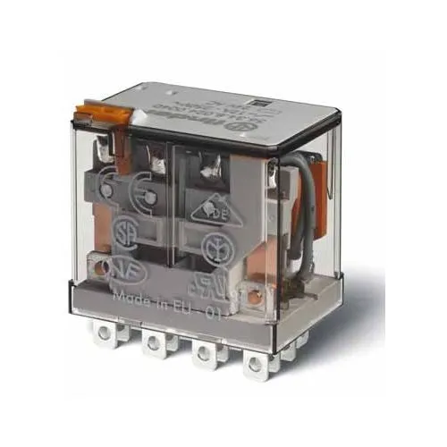 Modulo relè di potenza Finder, bobina 48V cc, Montaggio a innesto