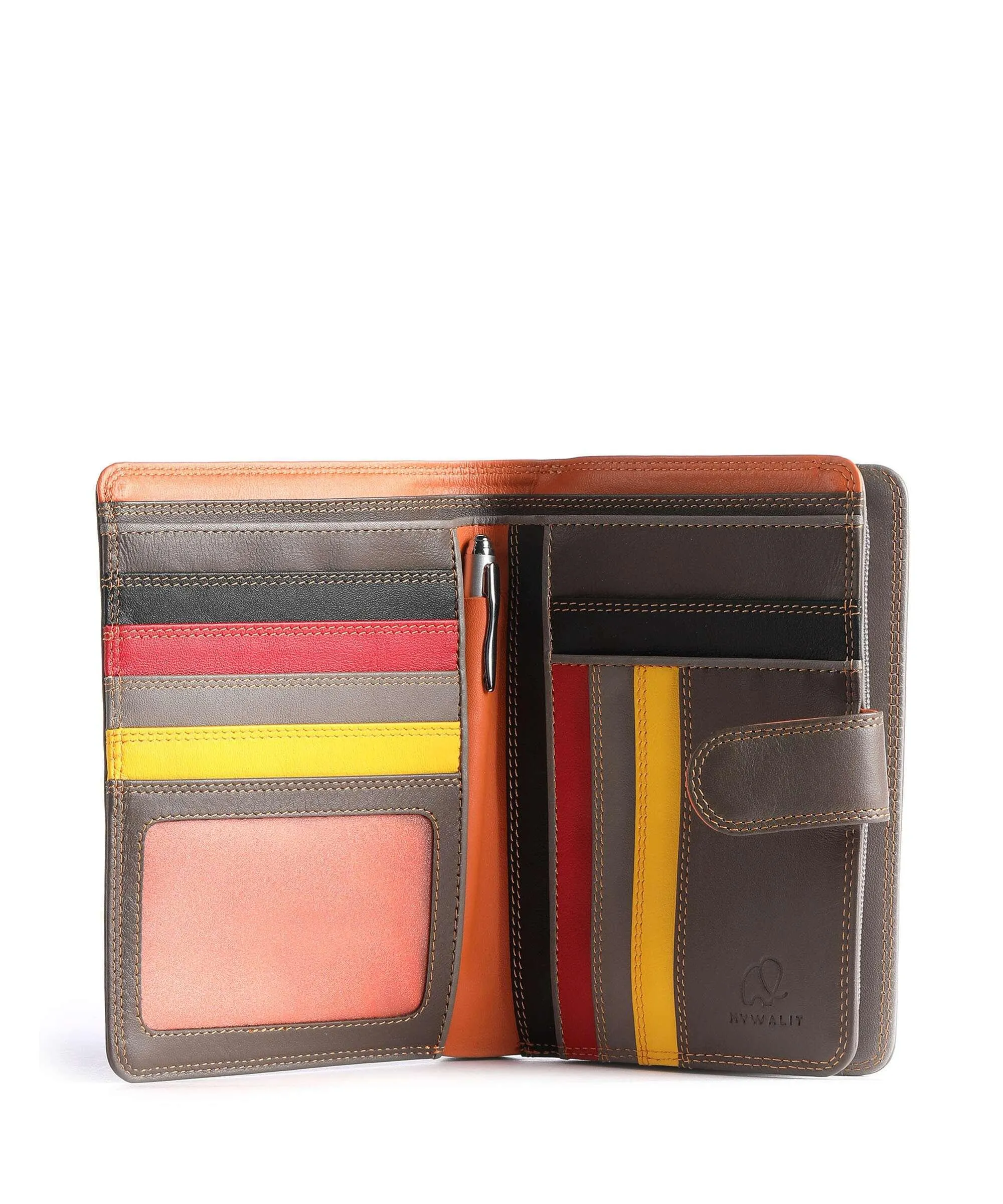  Mywalit Portafoglio pelle marrone  
