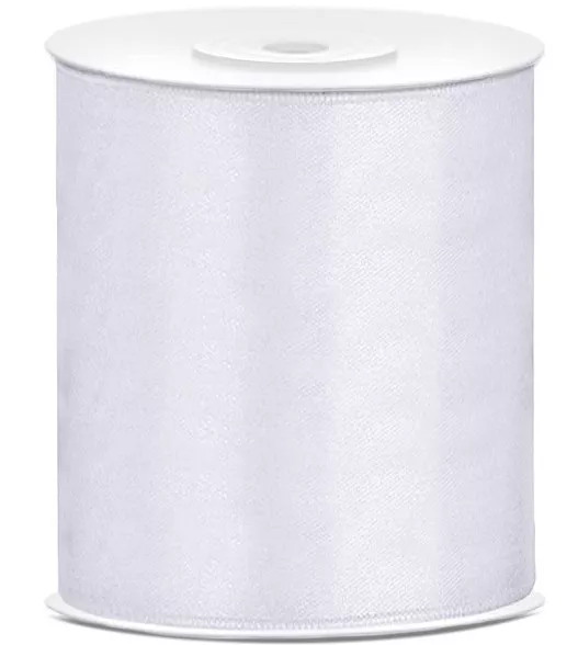 Nastro in raso bianco 25m x 10cm