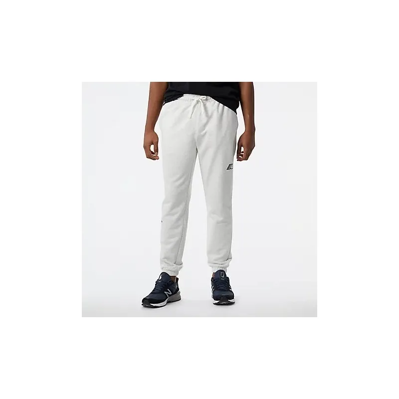 NEW BALANCE PANTALONE UOMO ESSENTIAL MAGNIFY FLEECE COLORE BEIGE MELANGE