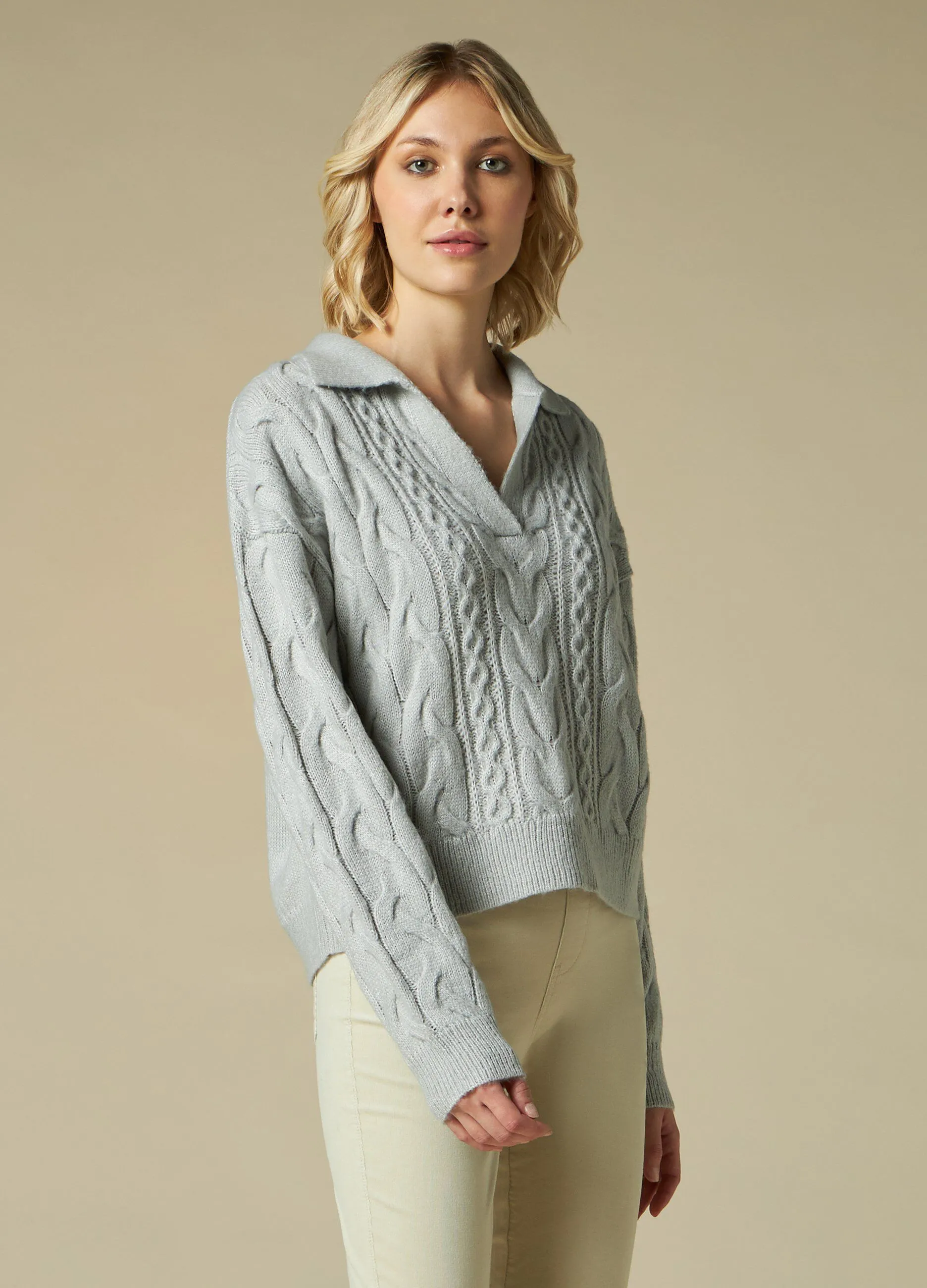 NICE & CHIC  Tricot a treccia donna