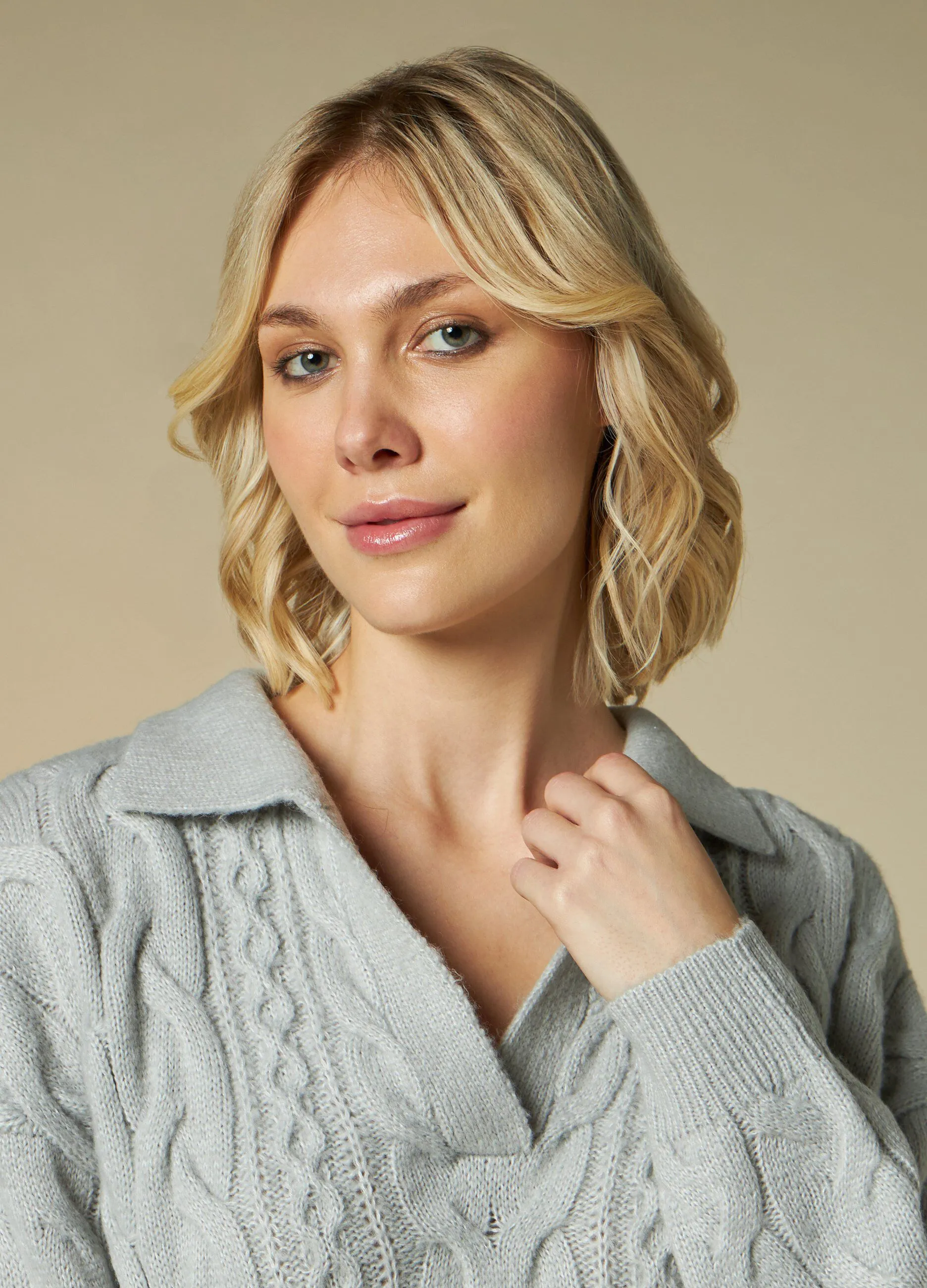 NICE & CHIC  Tricot a treccia donna