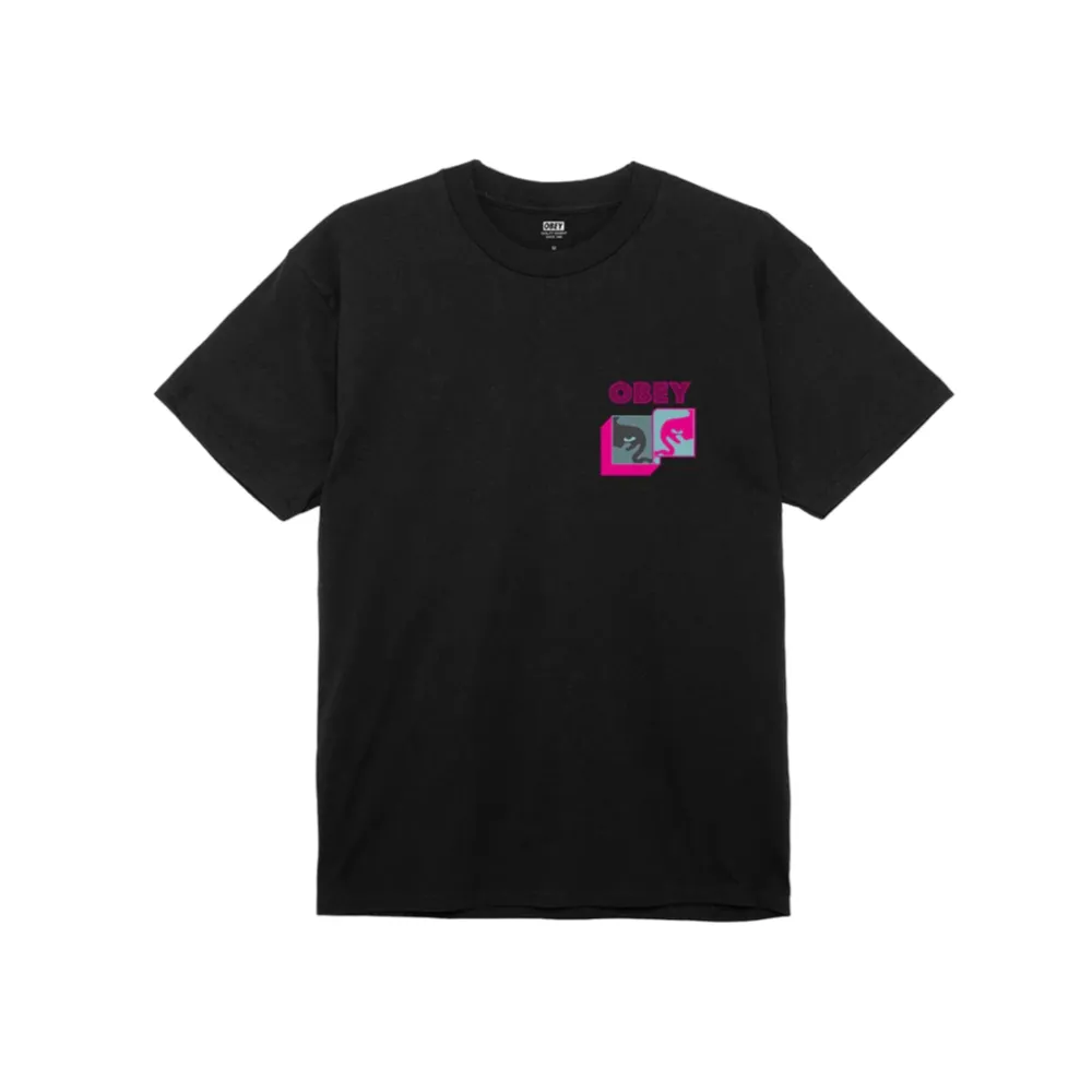 Obey Post Modern men's short sleeve t-shirt 165263781 black