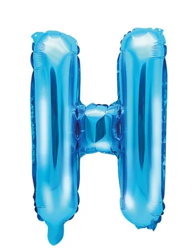 Palloncino foil H azzurro blu 35cm