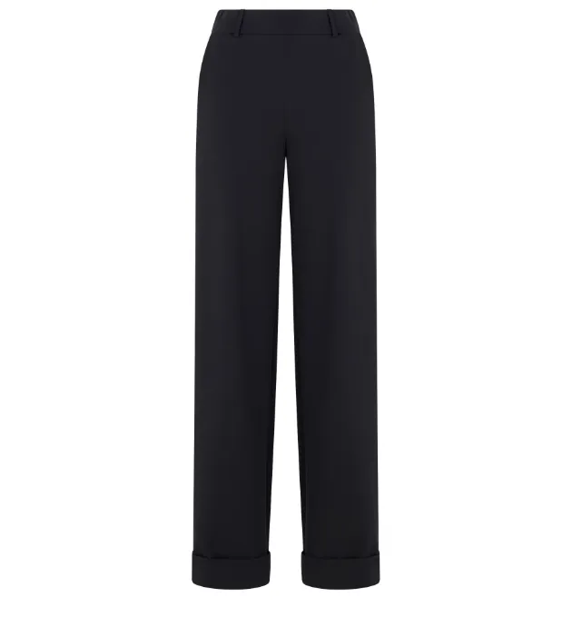 Pantalone ampio con tasche in Compact Light