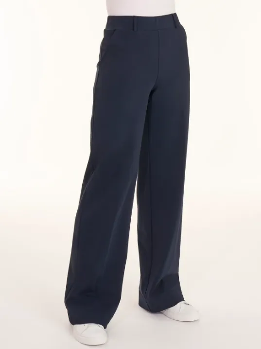 Pantalone ampio con tasche in Compact Light
