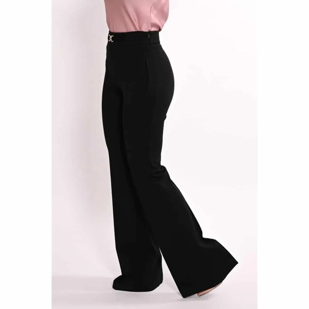 Pantalone donna a zampa Kontatto