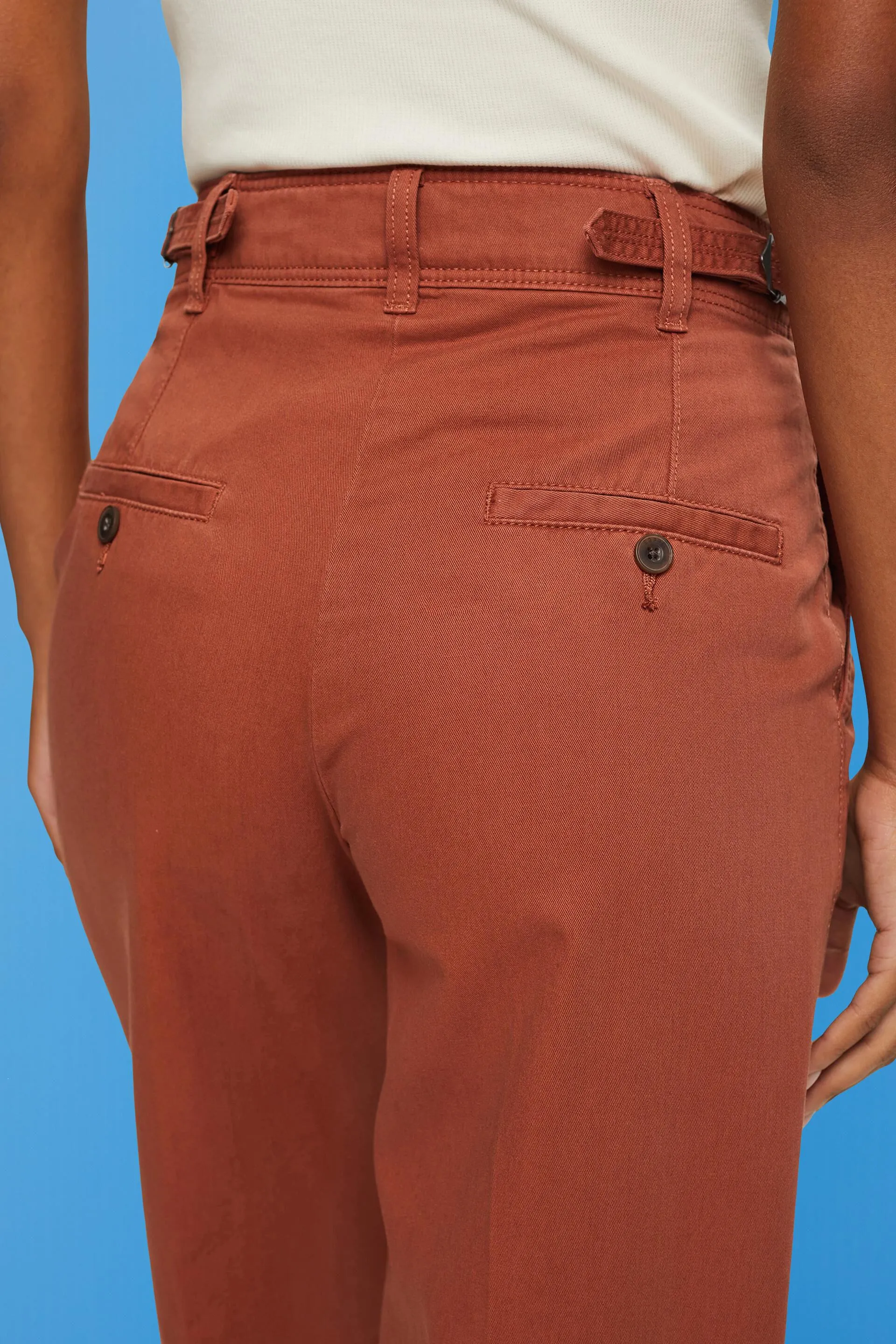 Pantaloni chino a gamba larga