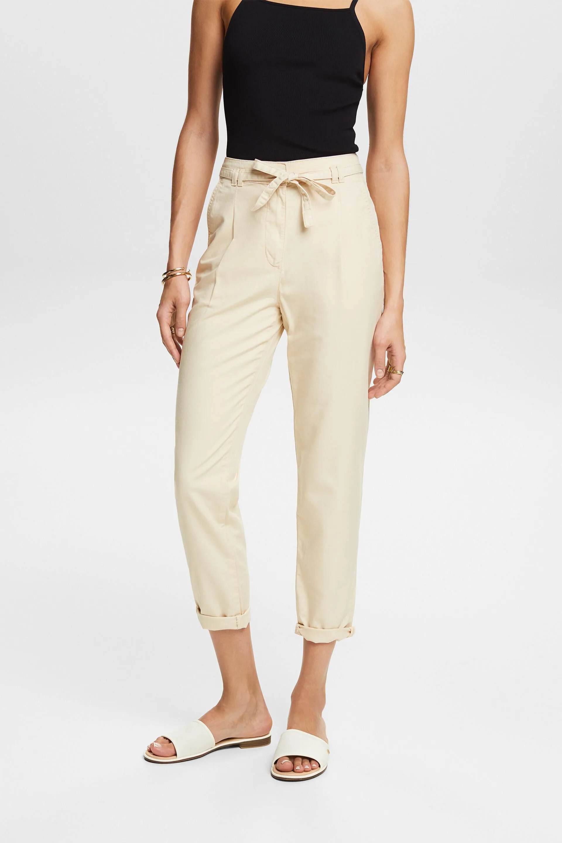 Pantaloni chino con cintura